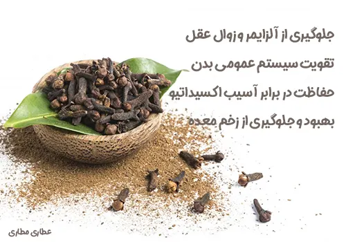 خواص مصرف دمنوش میخک - خرید ادویه میخک - پودر میخک