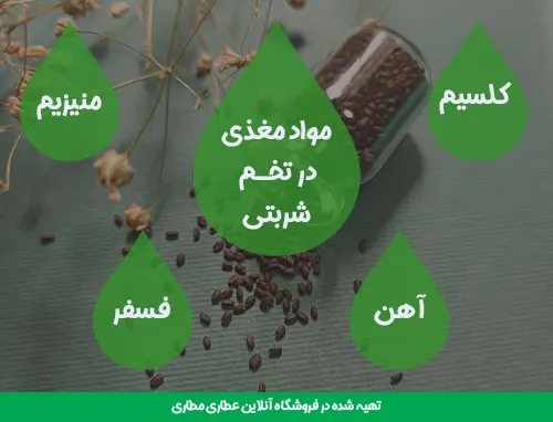 خواص تخم شربتی یا دانه ریحان کوهی - تخم شربتی - خرید تخم شربتی - قیمت تخم شربتی
