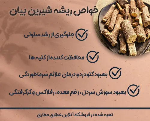 خواص ریشه شیرین بیان و خرید اینترنتی