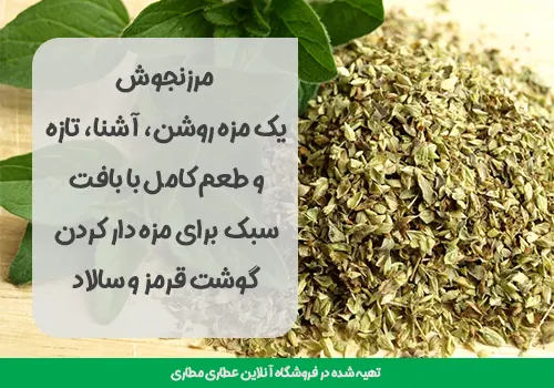 مرزنجوش - مزه مرزنجوش - کاربرد مرزنجوش - خرید مرزنجوش