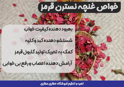 خواص غنچه نسترن قرمز