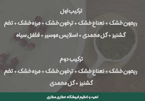 طرز تهیه ادویه ماست - طرز تهیه ادویه ماست خیار - طرز تهیه ادویه ماست اسفناج - طرز تهیه ادویه بورانی ماست - ترکیبات چاشنی ماست خیار