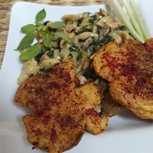 سیب زمینی تنوری با ادویه های خاص