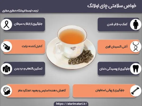 خواص سلامتی چای اولانگ