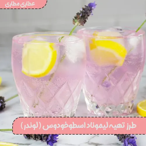 طرز تهیه لیموناد اسطوخودوس (لوندر)