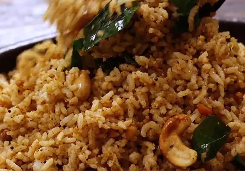 طرز تهیه کنجد پلو آجیلی (غذا هندی)