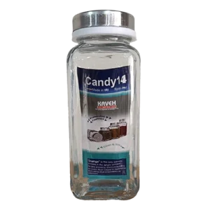 جا ادویه نمکدانی سایز 14 - جاادویه کندی درب فلزی کندی