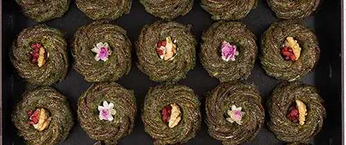 کوکو سبزی با سبزی خشک شده یک شام سبک و خوشمزه