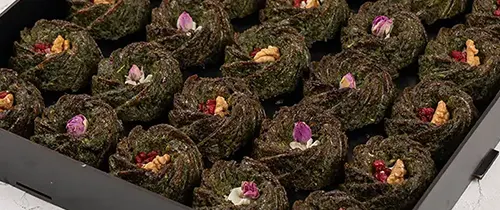 کوکو سبزی با سبزی خشک شده یک شام سبک و خوشمزه