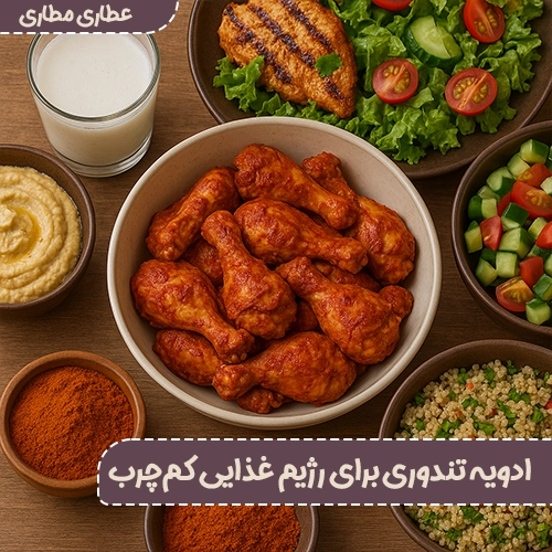 ادویه تندوری برای رژیم غذایی کمچرب
